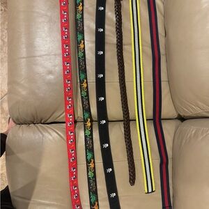 Various boy’s belts